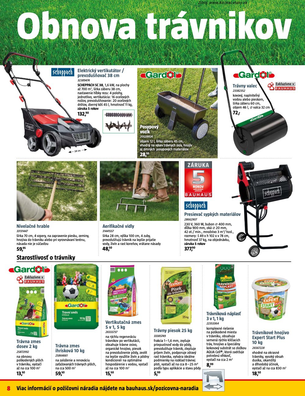 Leták BAUHAUS - strana 8