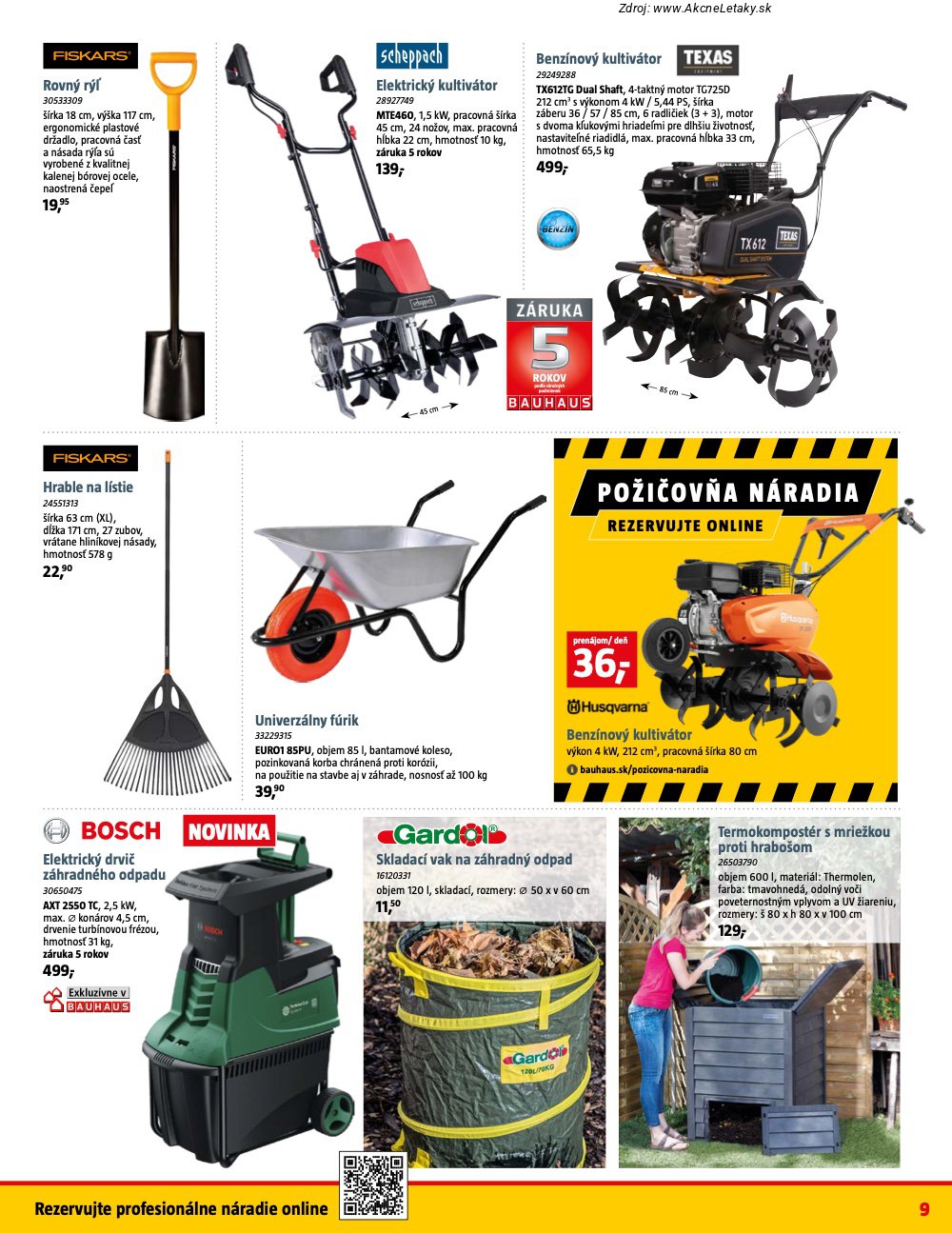 Leták BAUHAUS - strana 9