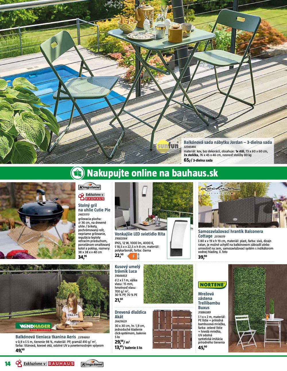 Leták BAUHAUS - strana 14