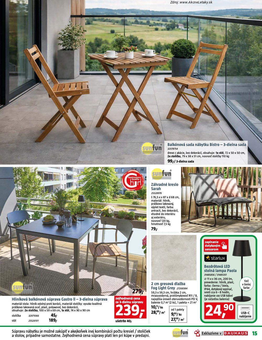 Leták BAUHAUS - strana 15