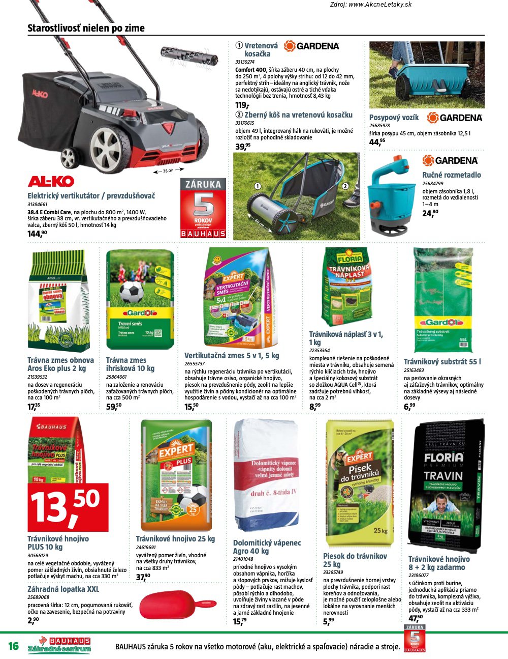 Leták BAUHAUS - strana 16