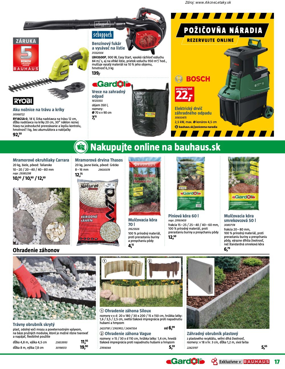 Leták BAUHAUS - strana 17