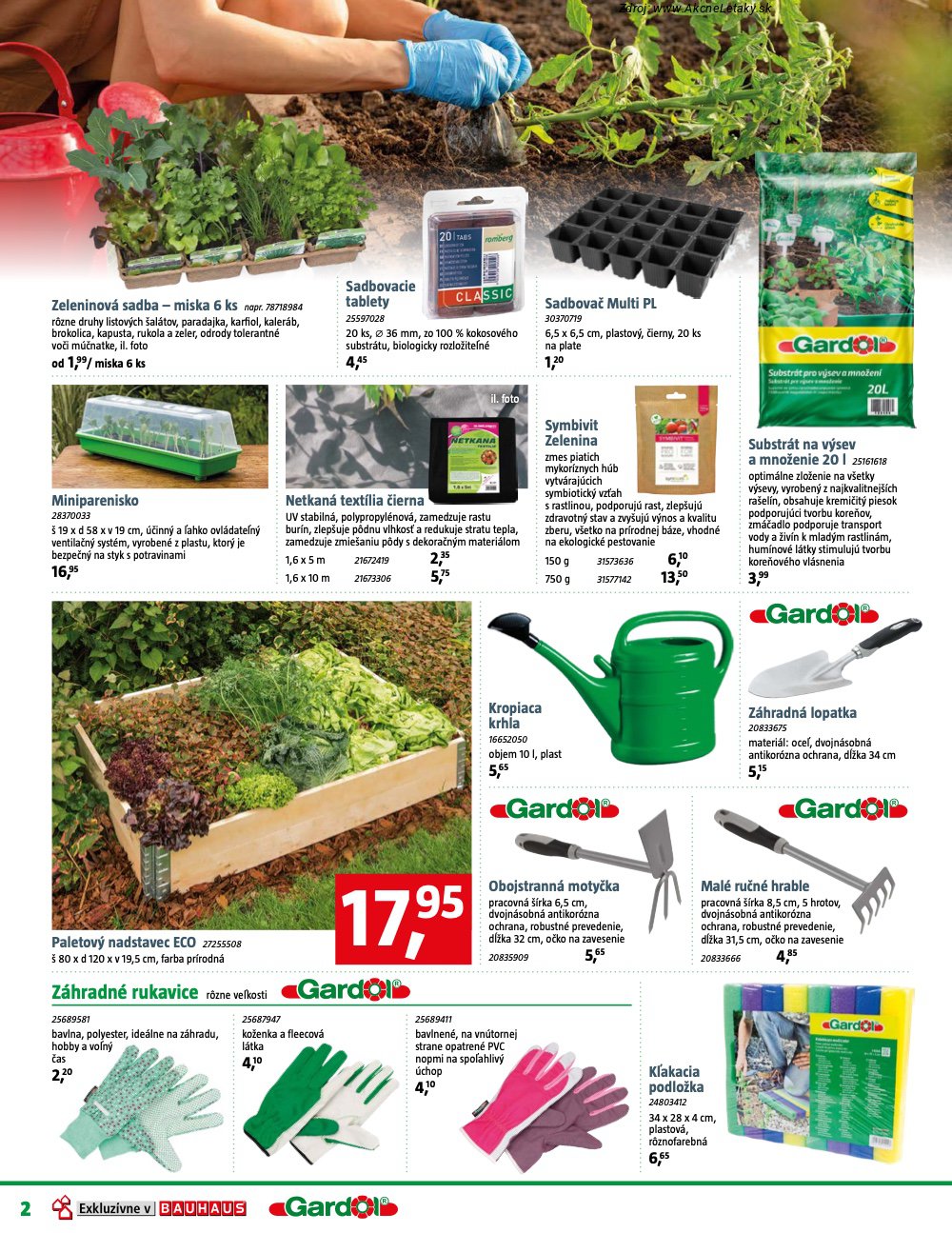 Leták BAUHAUS - strana 2