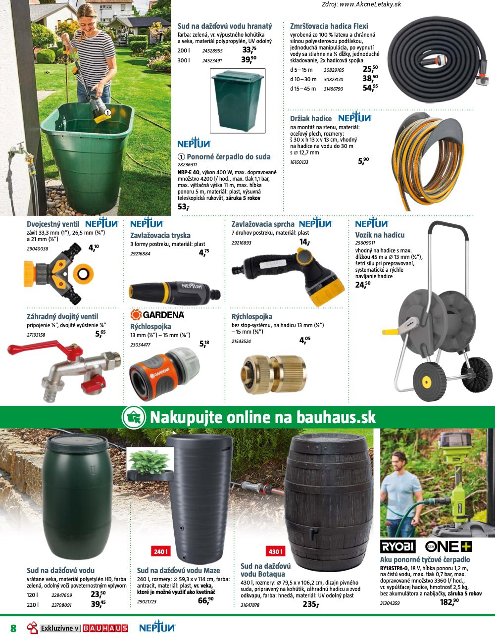 Leták BAUHAUS - strana 8