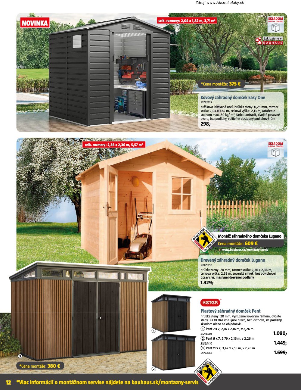 Leták BAUHAUS - strana 12