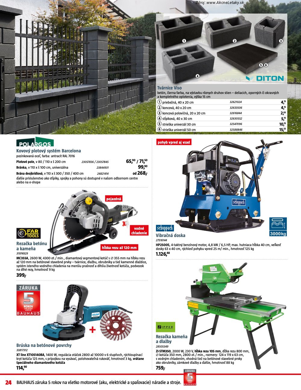 Leták BAUHAUS - strana 24