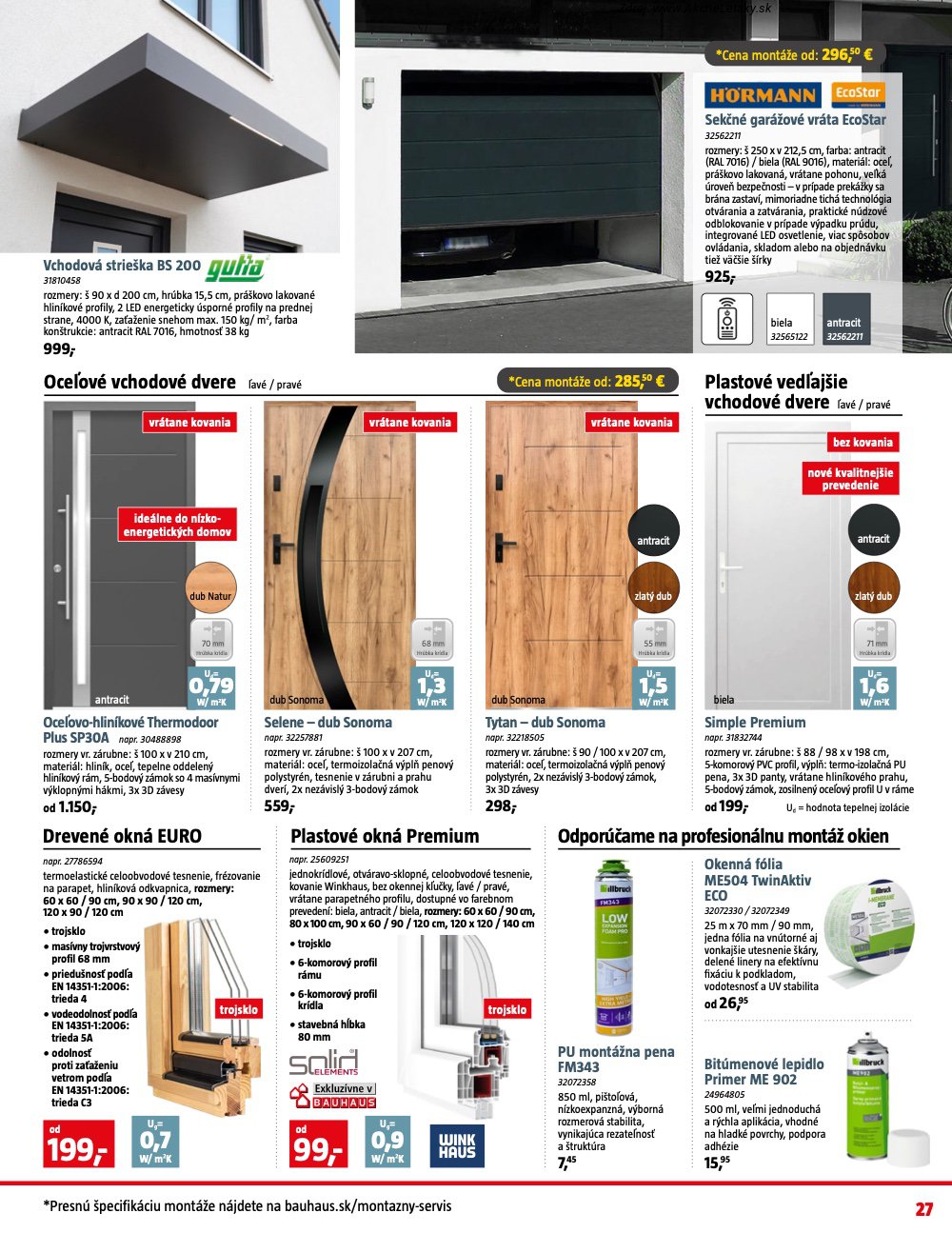 Leták BAUHAUS - strana 27