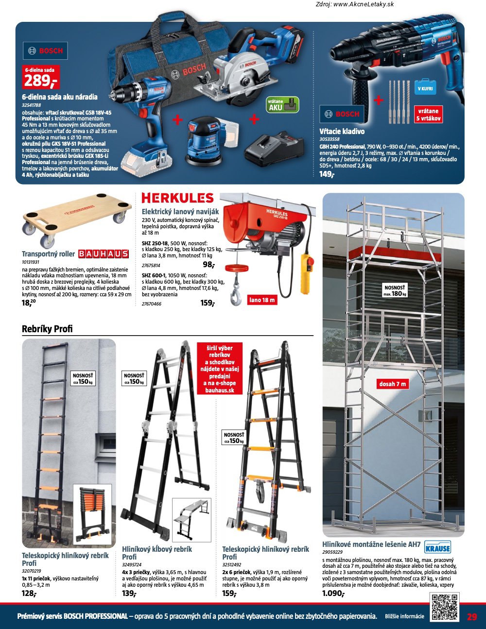 Leták BAUHAUS - strana 29