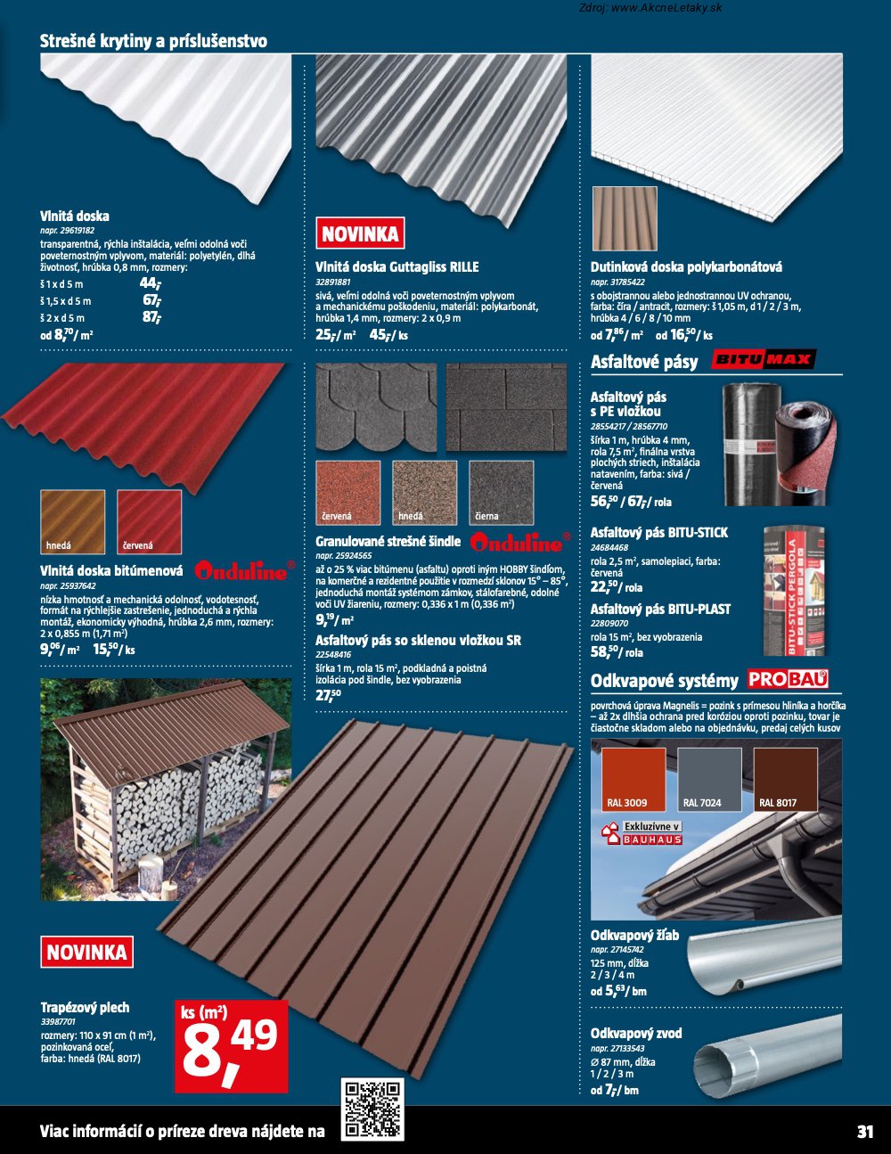 Leták BAUHAUS - strana 31