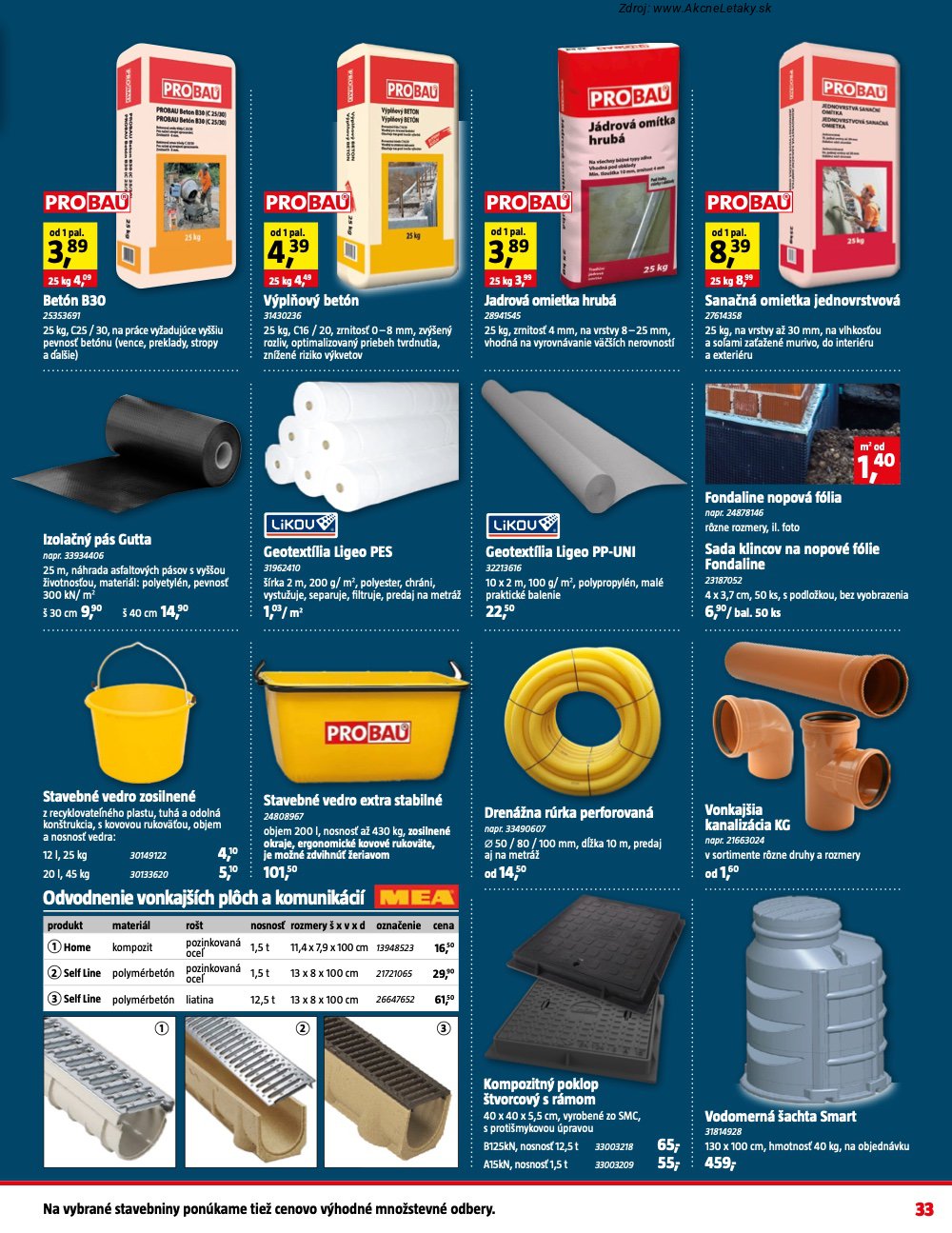 Leták BAUHAUS - strana 33