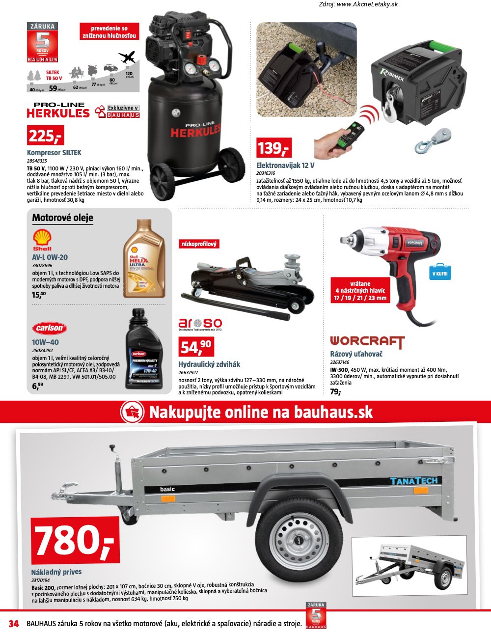 Leták BAUHAUS - strana 34