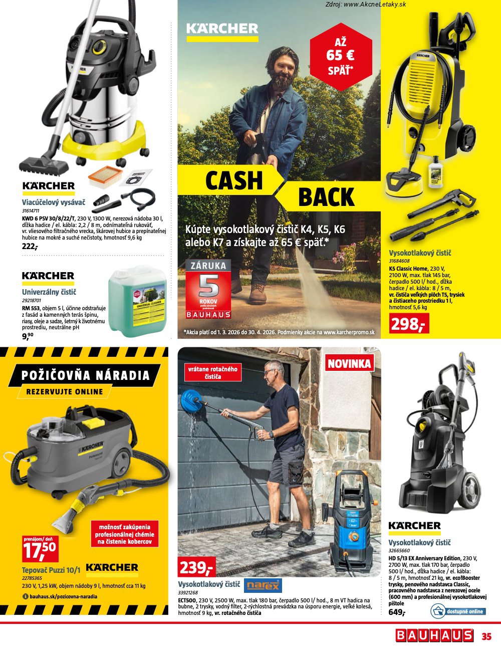 Leták BAUHAUS - strana 35