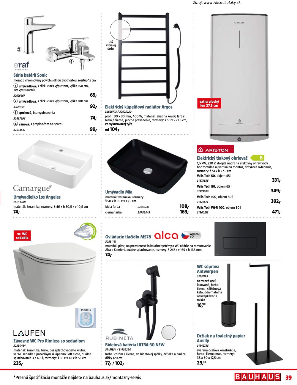 Leták BAUHAUS - strana 39