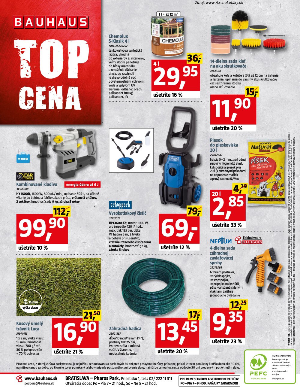 Leták BAUHAUS - strana 40