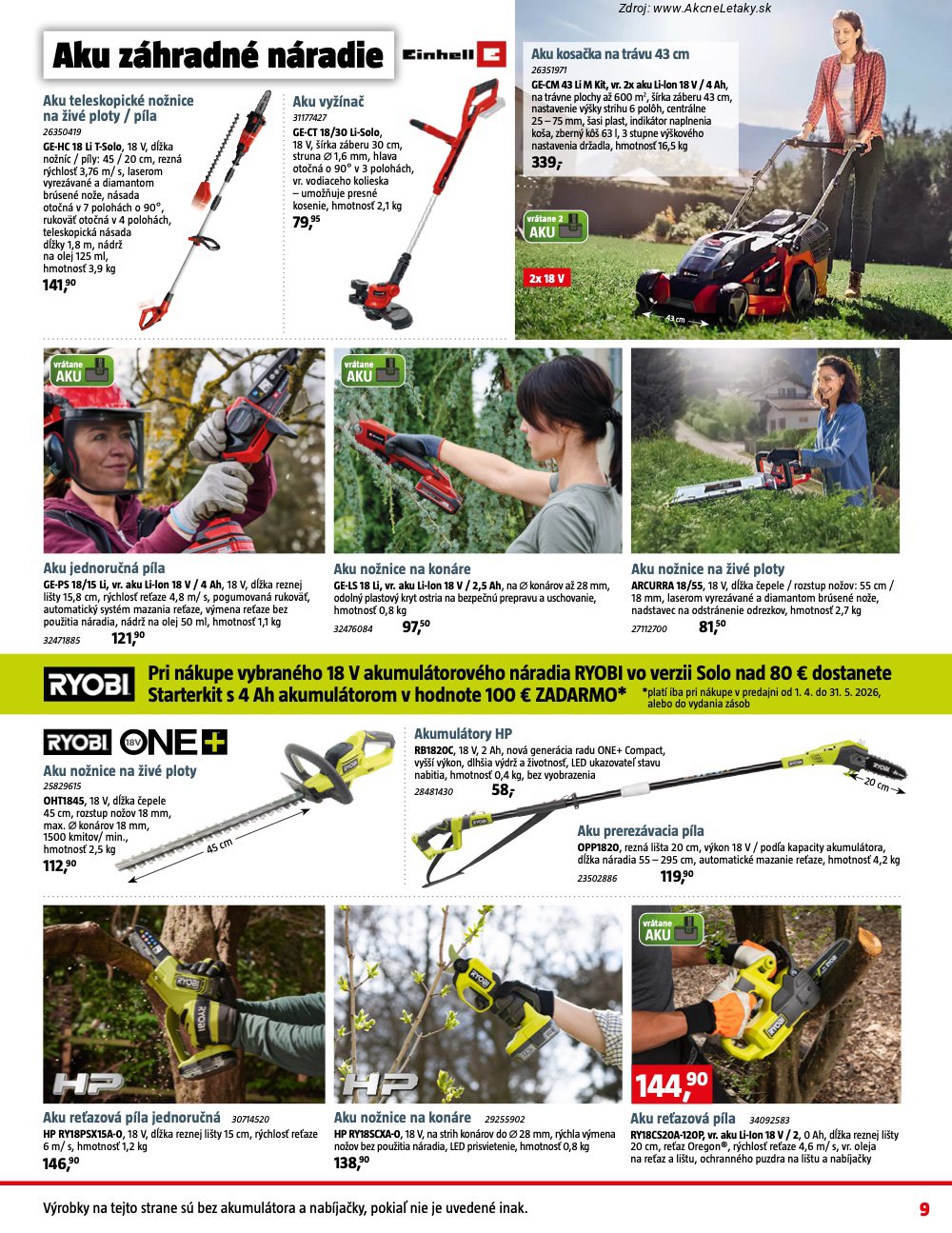 Leták BAUHAUS - strana 9