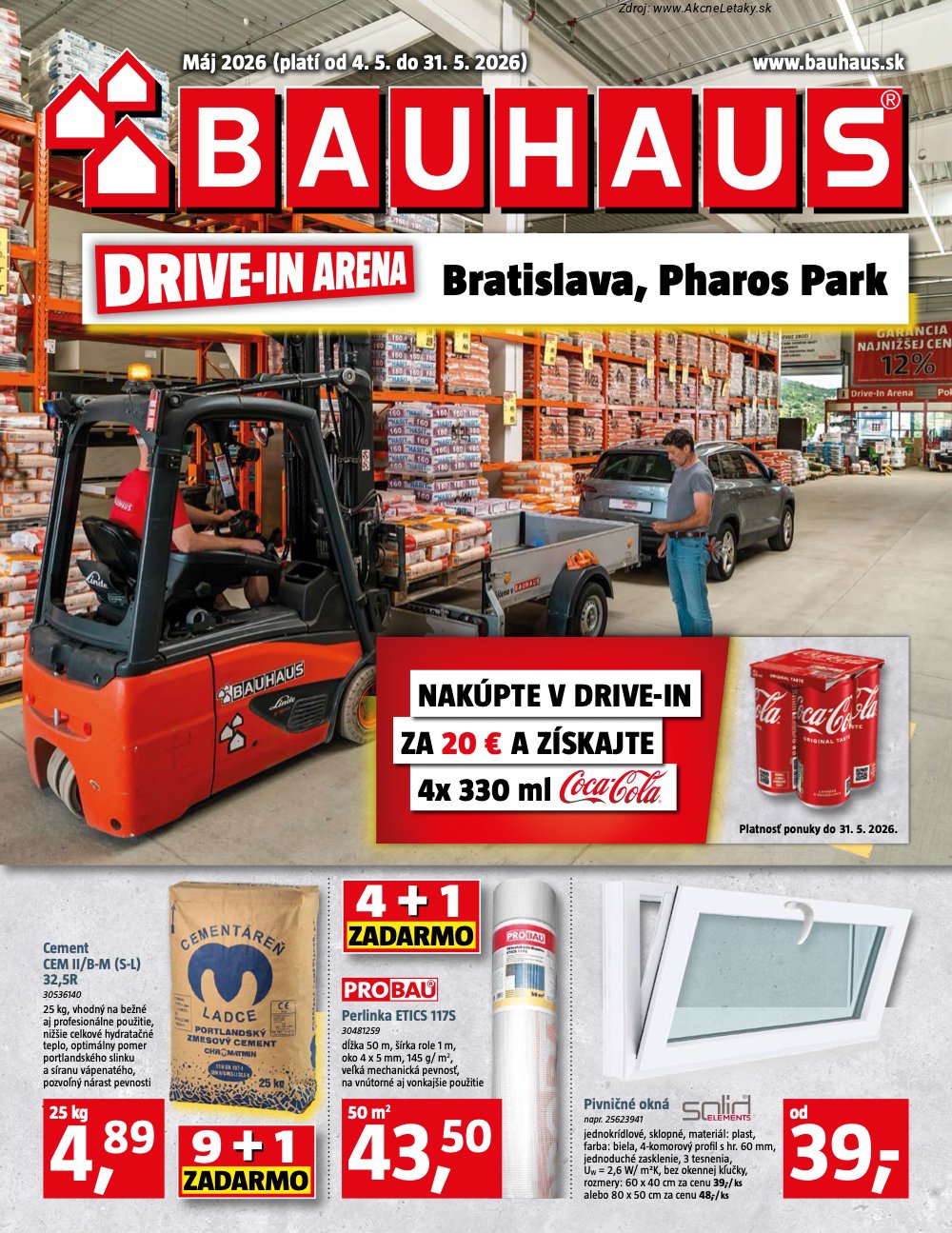 Leták BAUHAUS (4. 5. - 31. 5. 2026) - strana 1 z 41