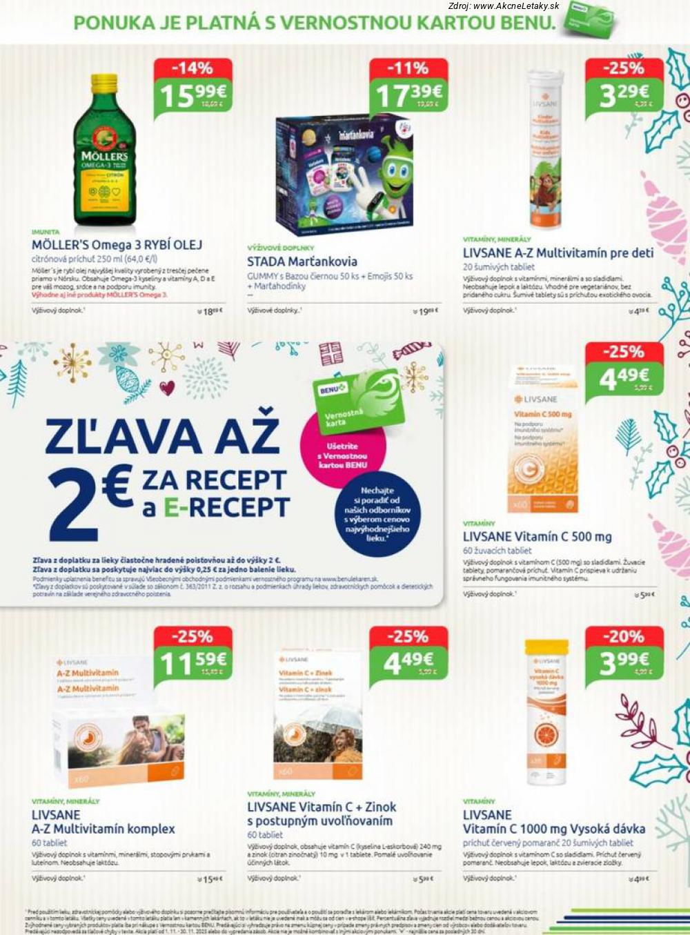 Leták BENU (1. 11. - 30. 11. 2025) - strana 10 z 12