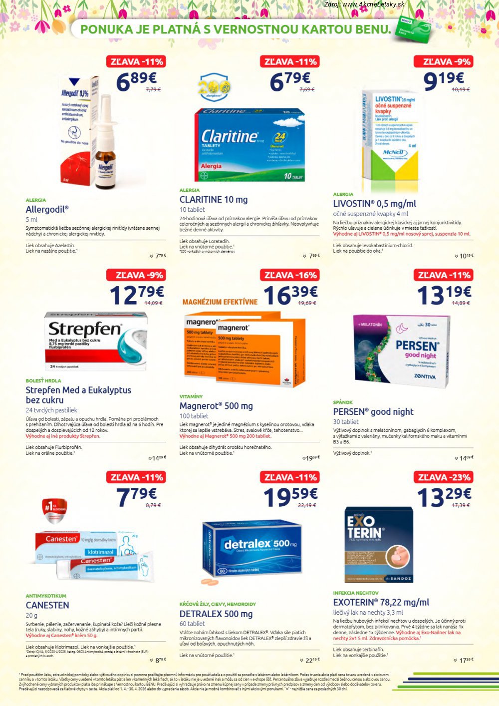 Leták BENU - strana 3