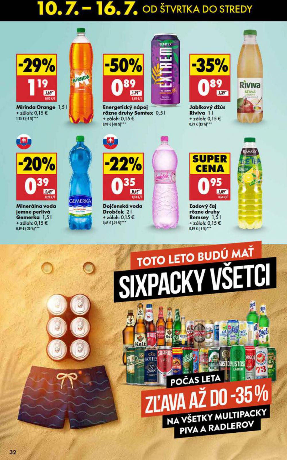 Leták Biedronka (10. 7. - 16. 7. 2025) - strana 32 z 48