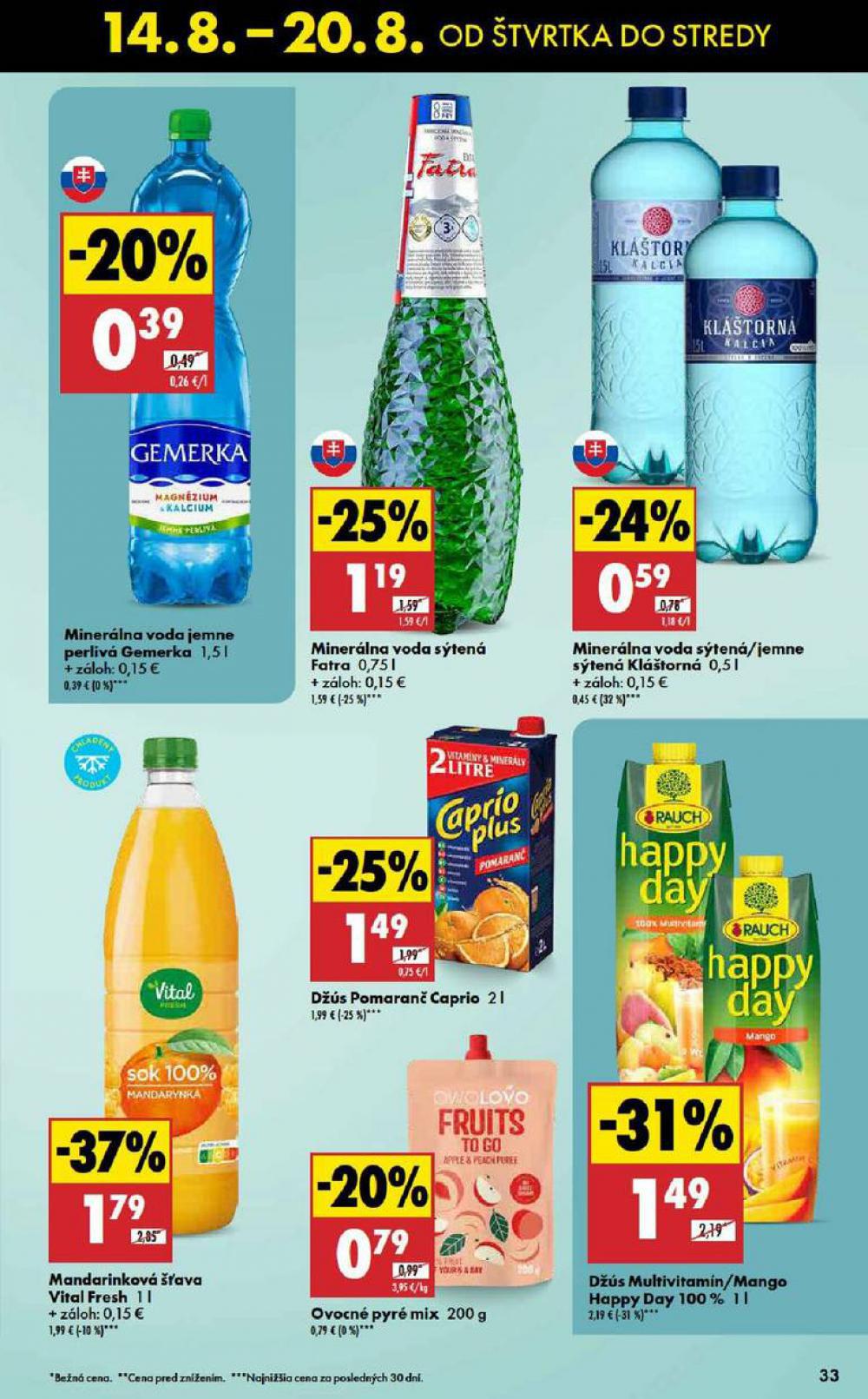 Leták Biedronka (14. 8. - 20. 8. 2025) - strana 33 z 48