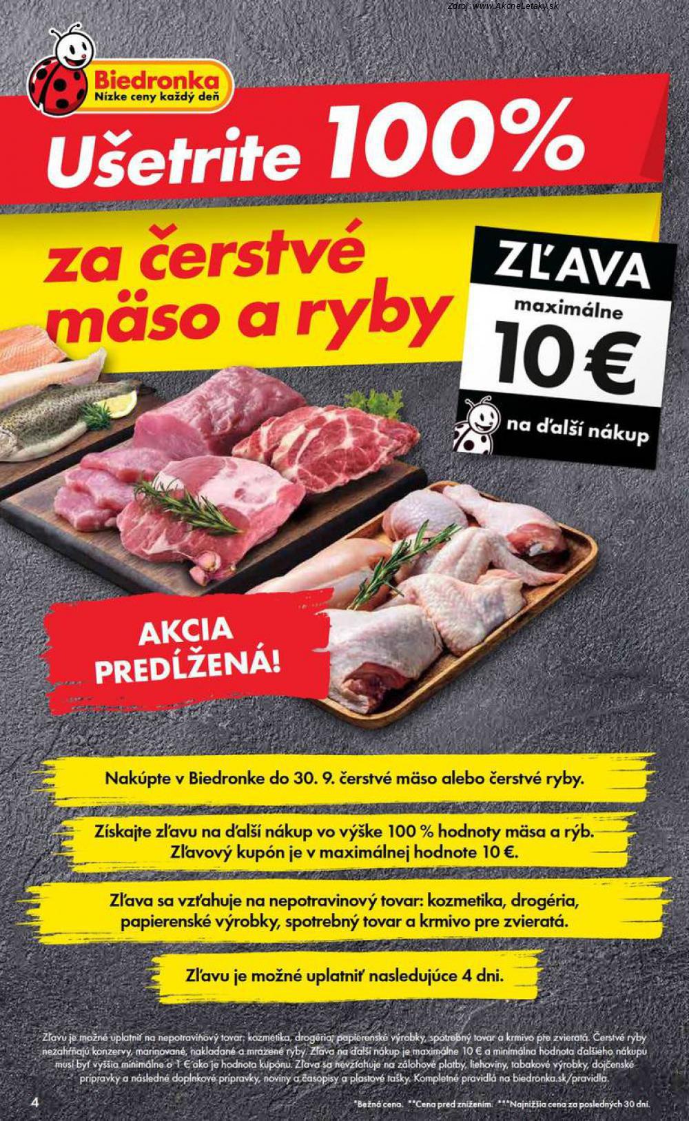 Leták Biedronka (4. 9. - 10. 9. 2025) - strana 4 z 48