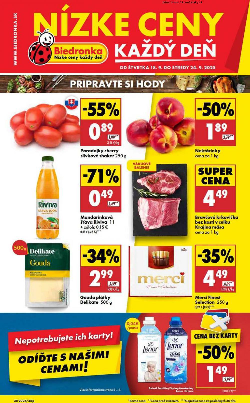 Leták Biedronka (18. 9. - 24. 9. 2025) - strana 1 z 48