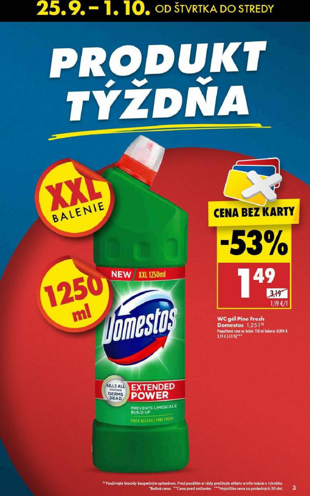 Leták Biedronka (25. 9. - 1. 10. 2025) - strana 3 z 48