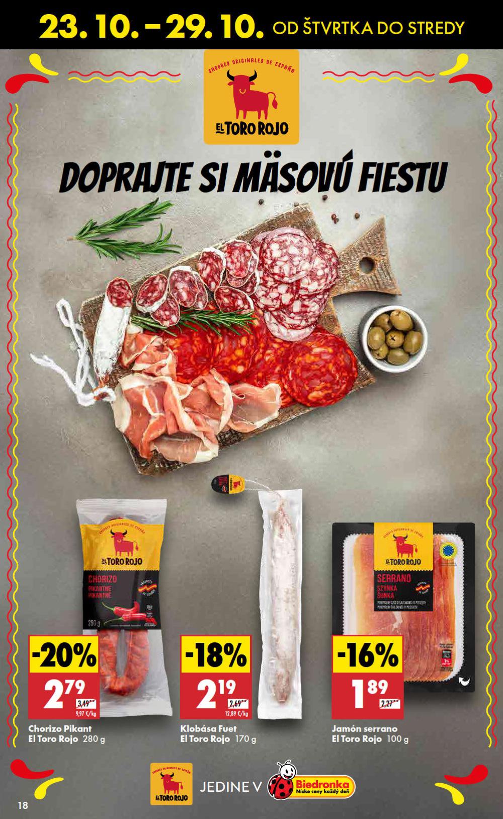 Leták Biedronka (23. 10. - 29. 10. 2025) - strana 18 z 48
