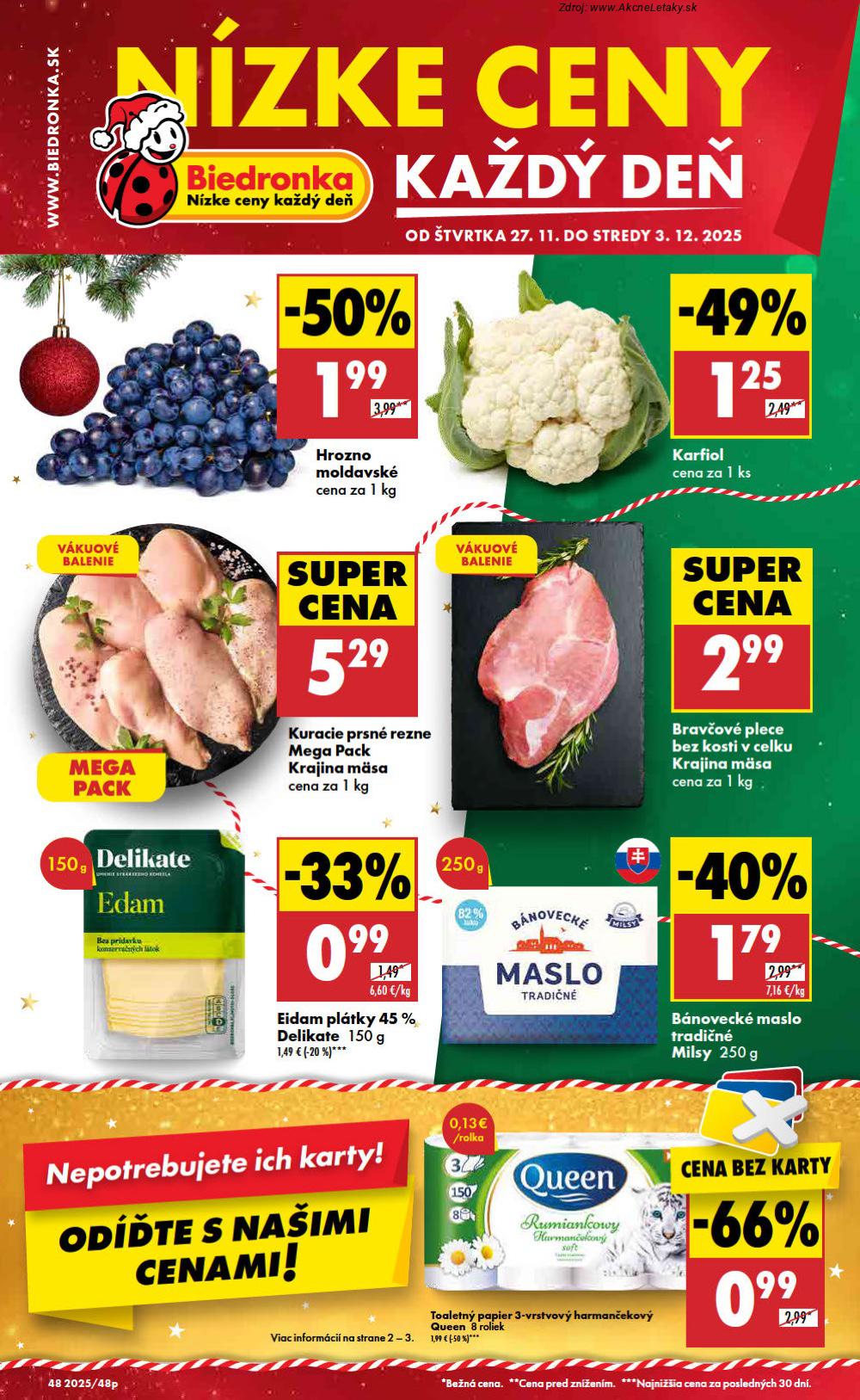 Leták Biedronka - strana 1