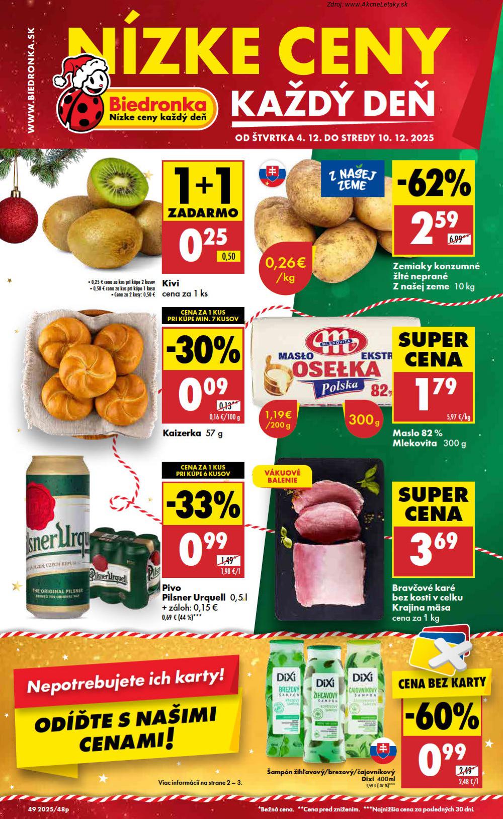 Leták Biedronka (4. 12. - 10. 12. 2025) - strana 1 z 48