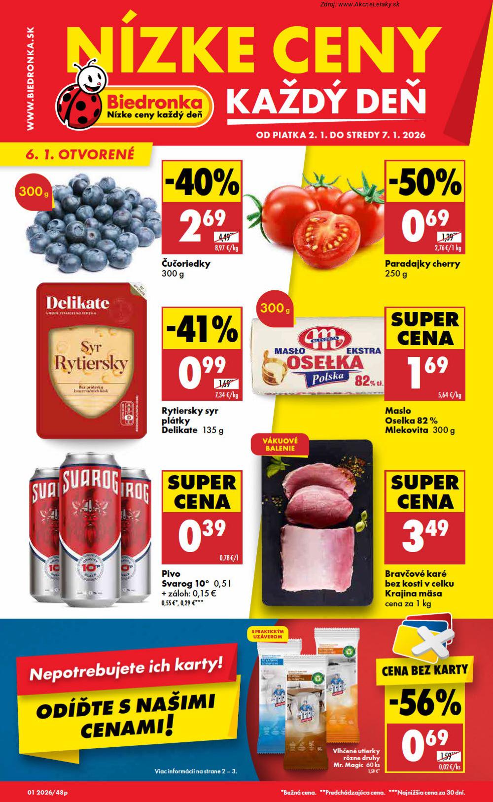 Leták Biedronka - strana 1