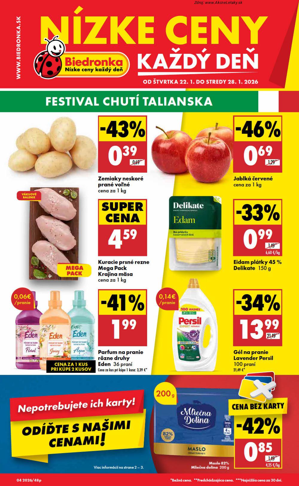 Leták Biedronka (22. 1. - 28. 1. 2026) - strana 1 z 48
