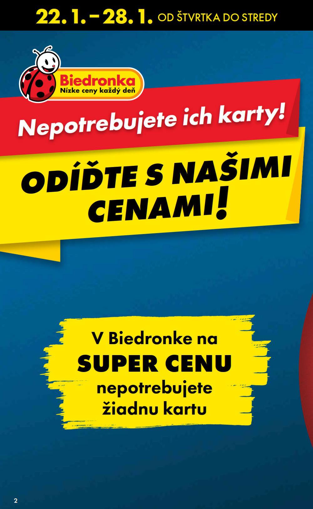Leták Biedronka (22. 1. - 28. 1. 2026) - strana 2 z 48