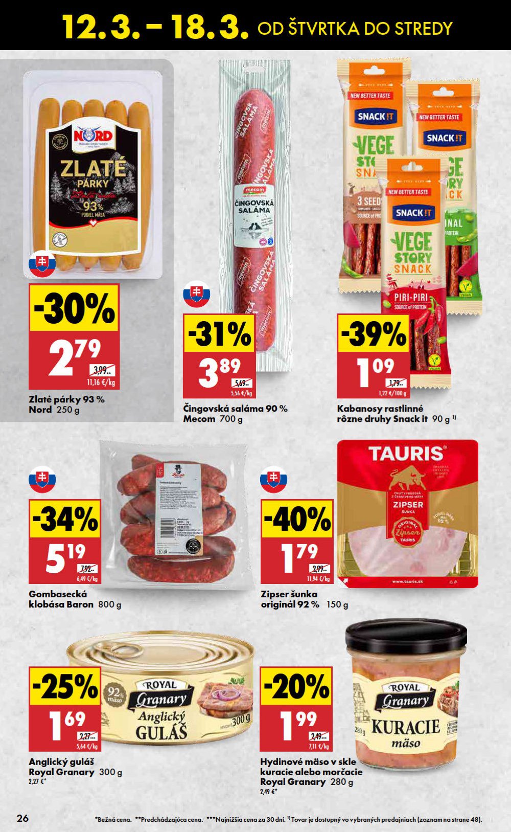 Leták Biedronka (12. 3. - 18. 3. 2026) - strana 26 z 48