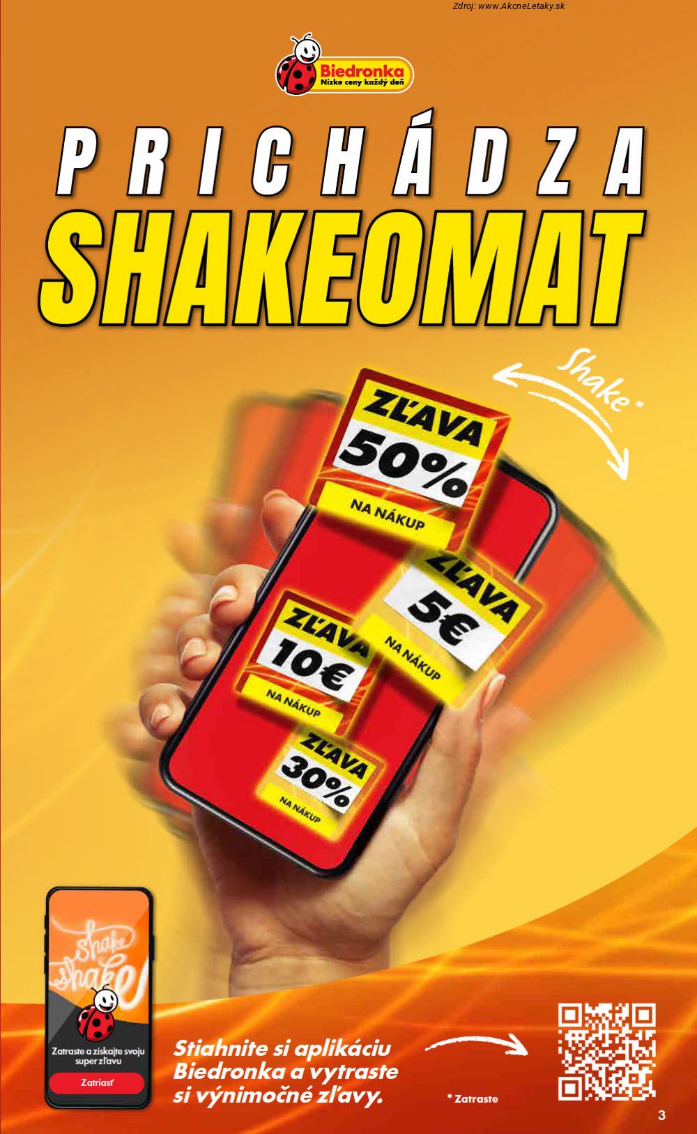 Leták Biedronka (12. 3. - 18. 3. 2026) - strana 3 z 48