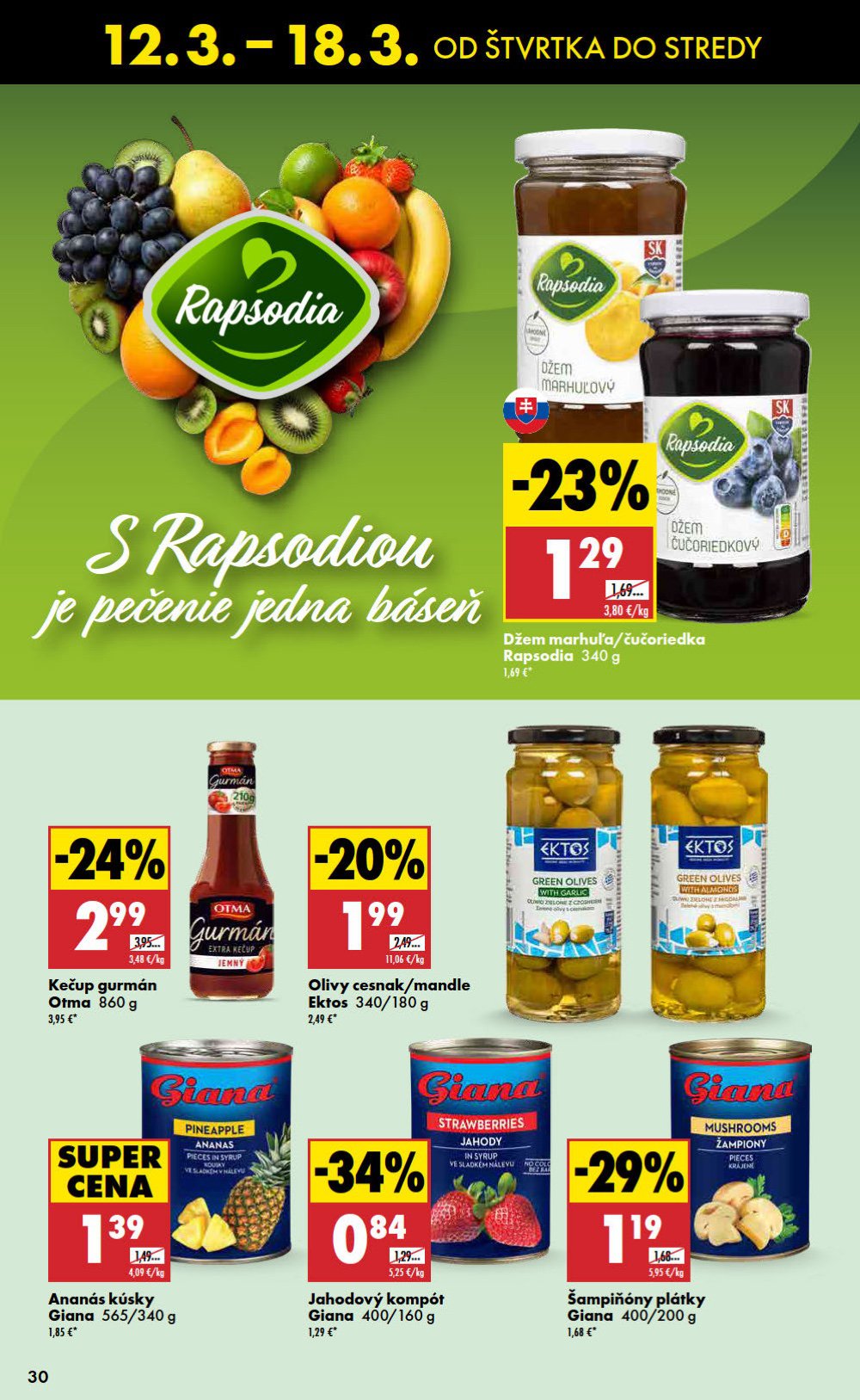 Leták Biedronka (12. 3. - 18. 3. 2026) - strana 30 z 48