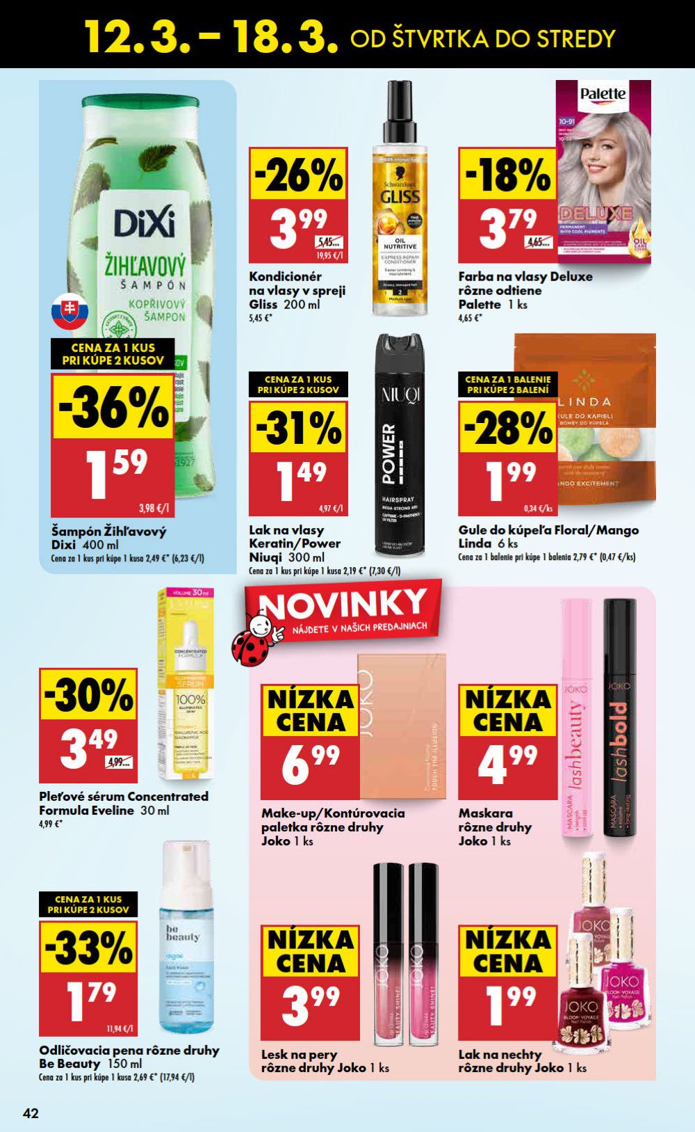 Leták Biedronka (12. 3. - 18. 3. 2026) - strana 42 z 48