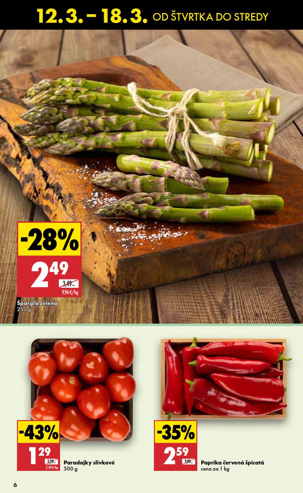 Leták Biedronka (12. 3. - 18. 3. 2026) - strana 6 z 48