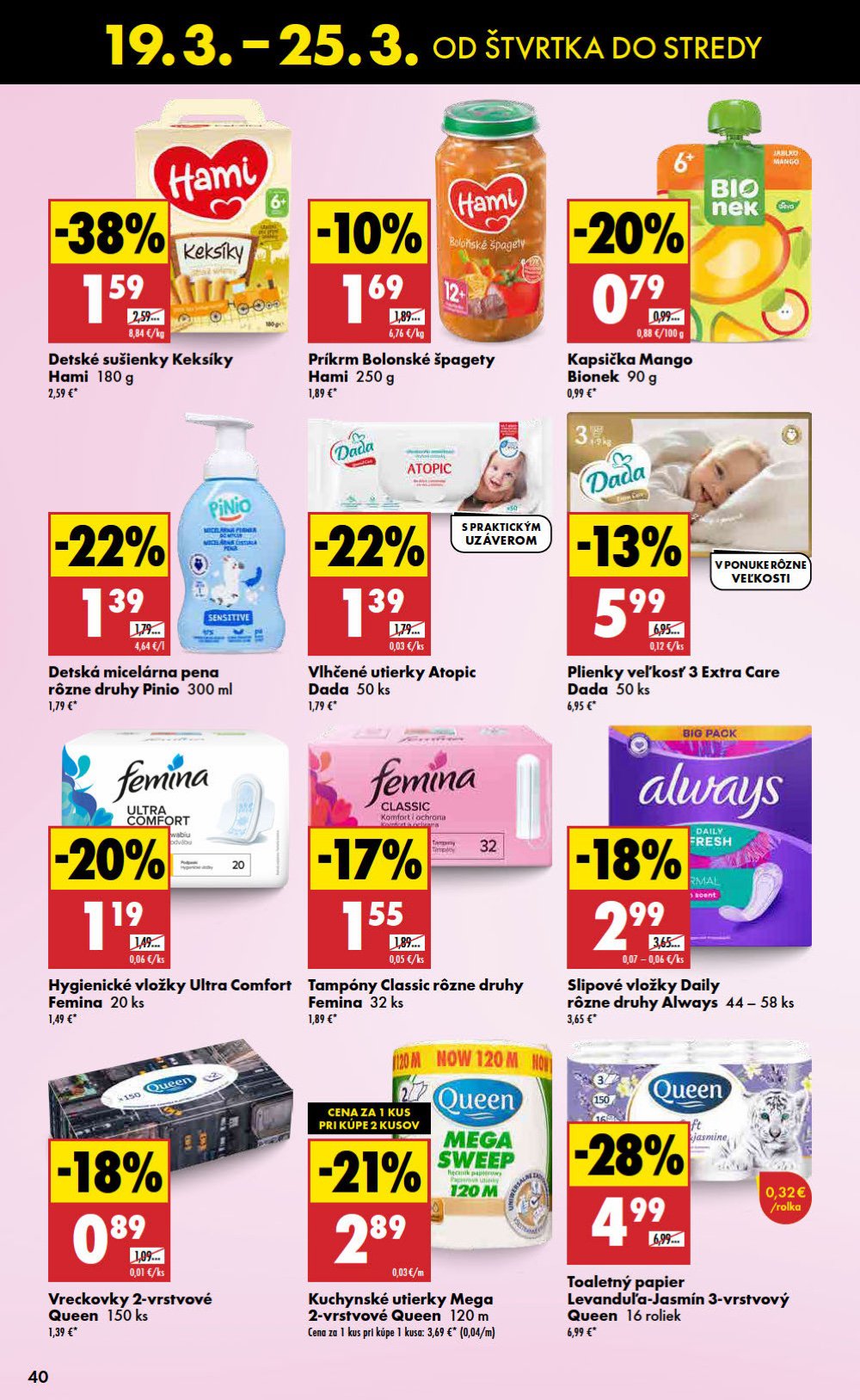 Leták Biedronka (19. 3. - 25. 3. 2026) - strana 40 z 48