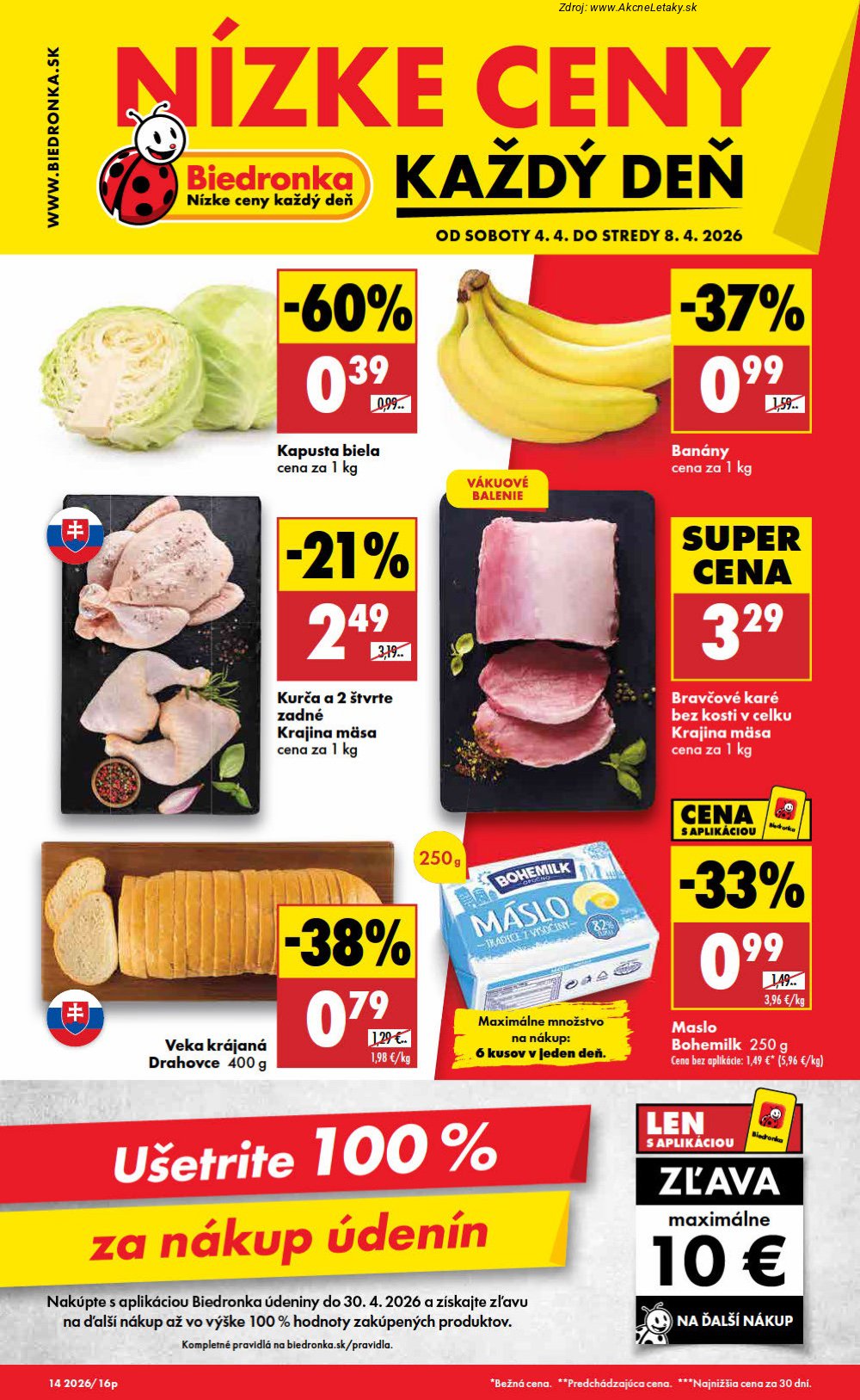 Leták Biedronka - strana 1