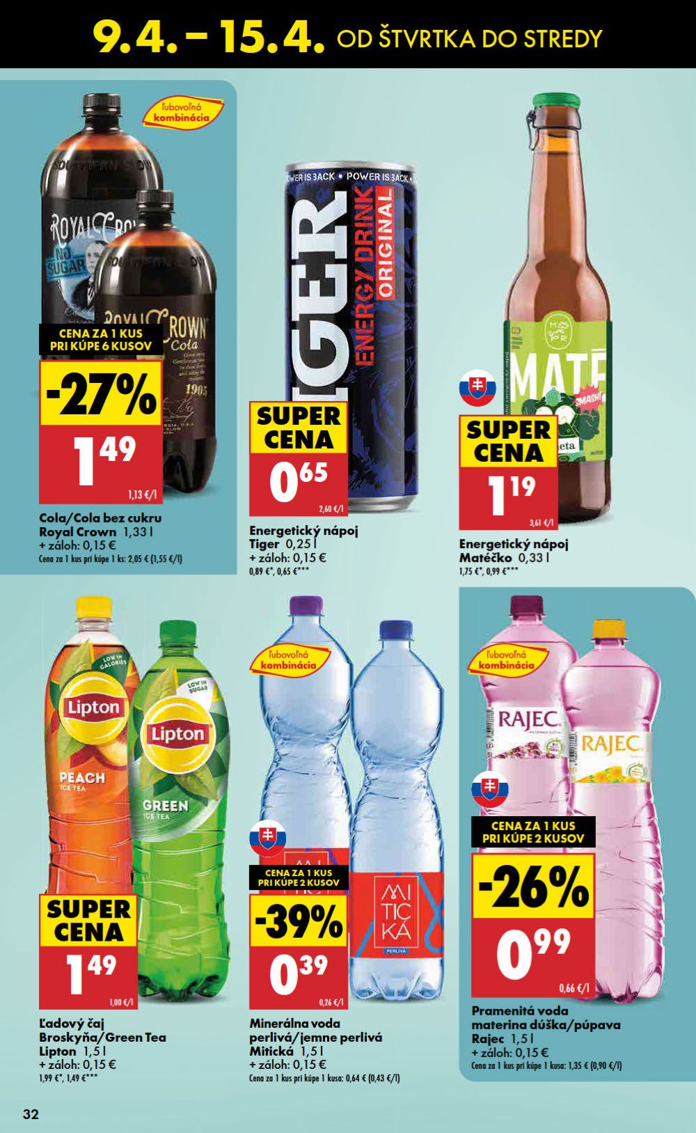 Leták Biedronka (9. 4. - 15. 4. 2026) - strana 32 z 48