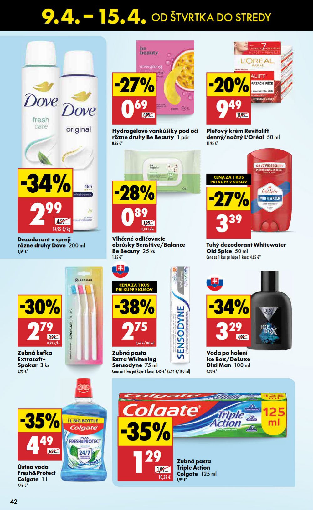 Leták Biedronka (9. 4. - 15. 4. 2026) - strana 42 z 48