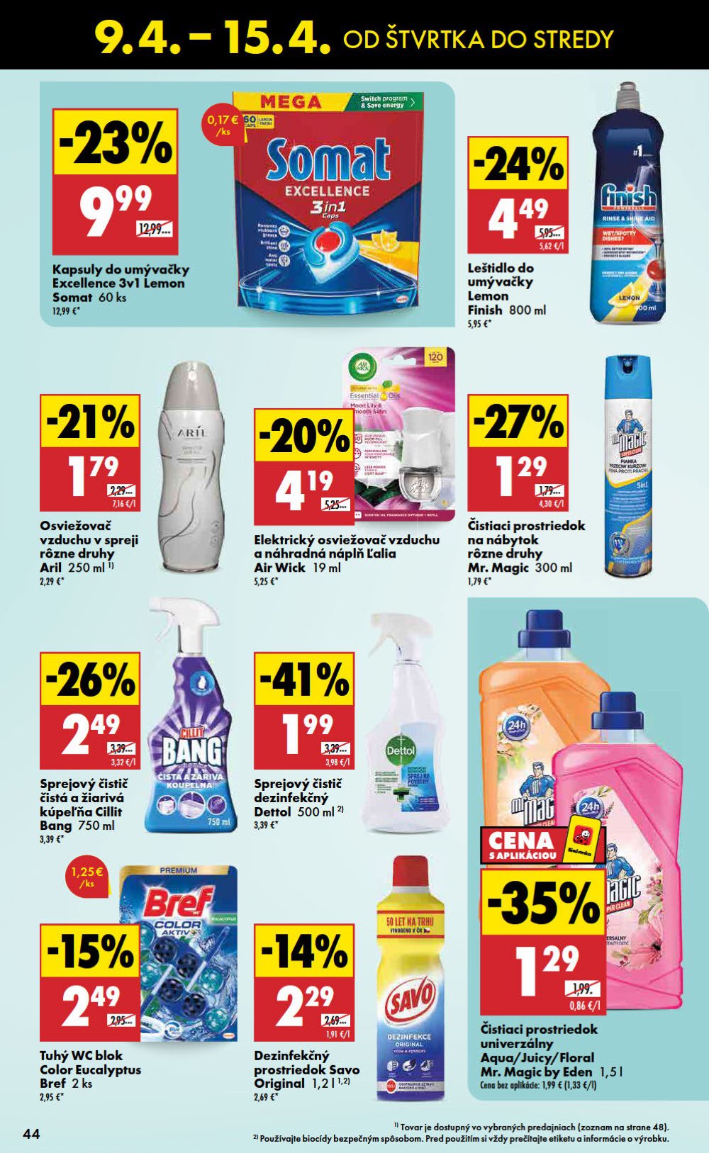 Leták Biedronka (9. 4. - 15. 4. 2026) - strana 44 z 48