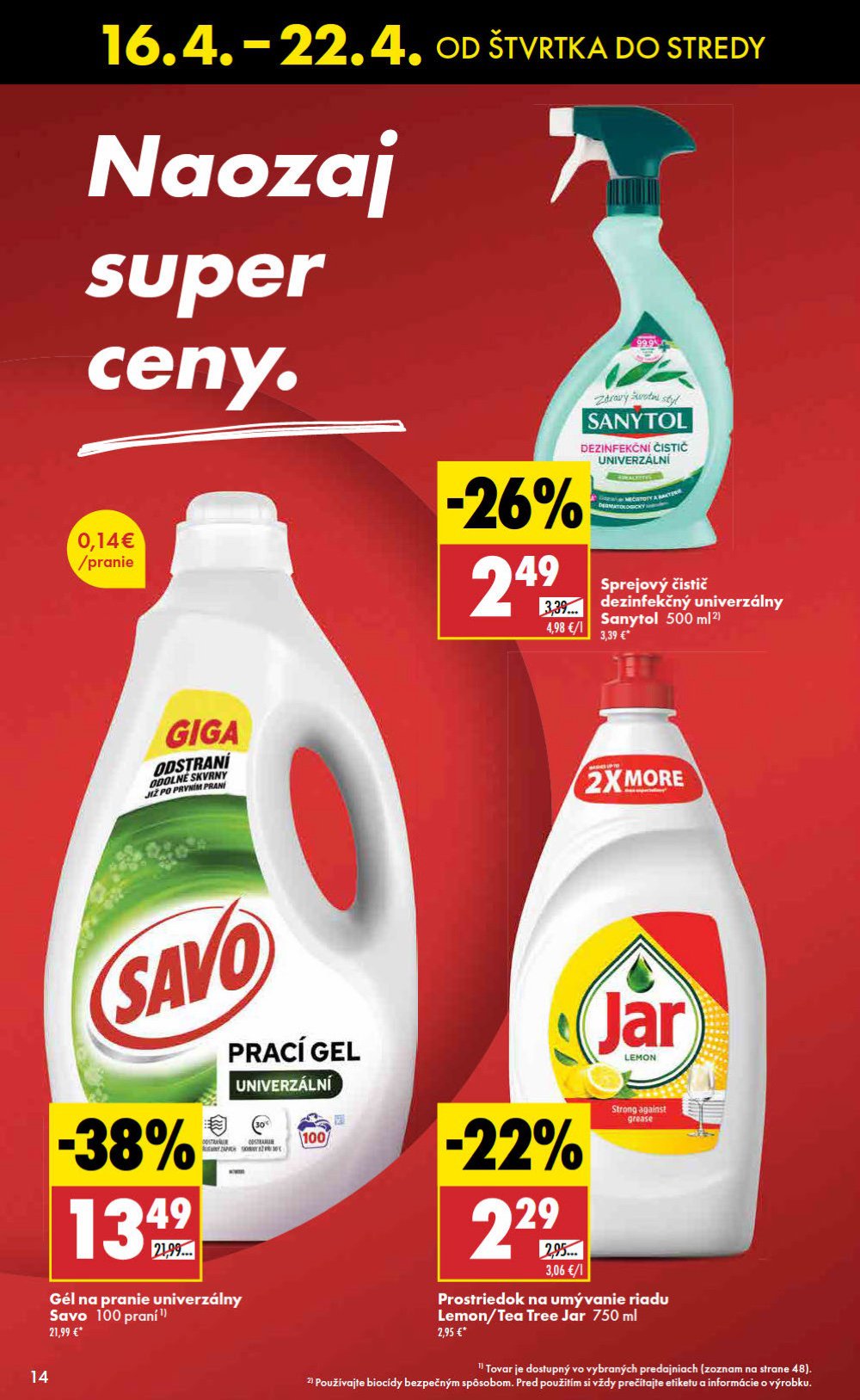 Leták Biedronka (16. 4. - 22. 4. 2026) - strana 14 z 48