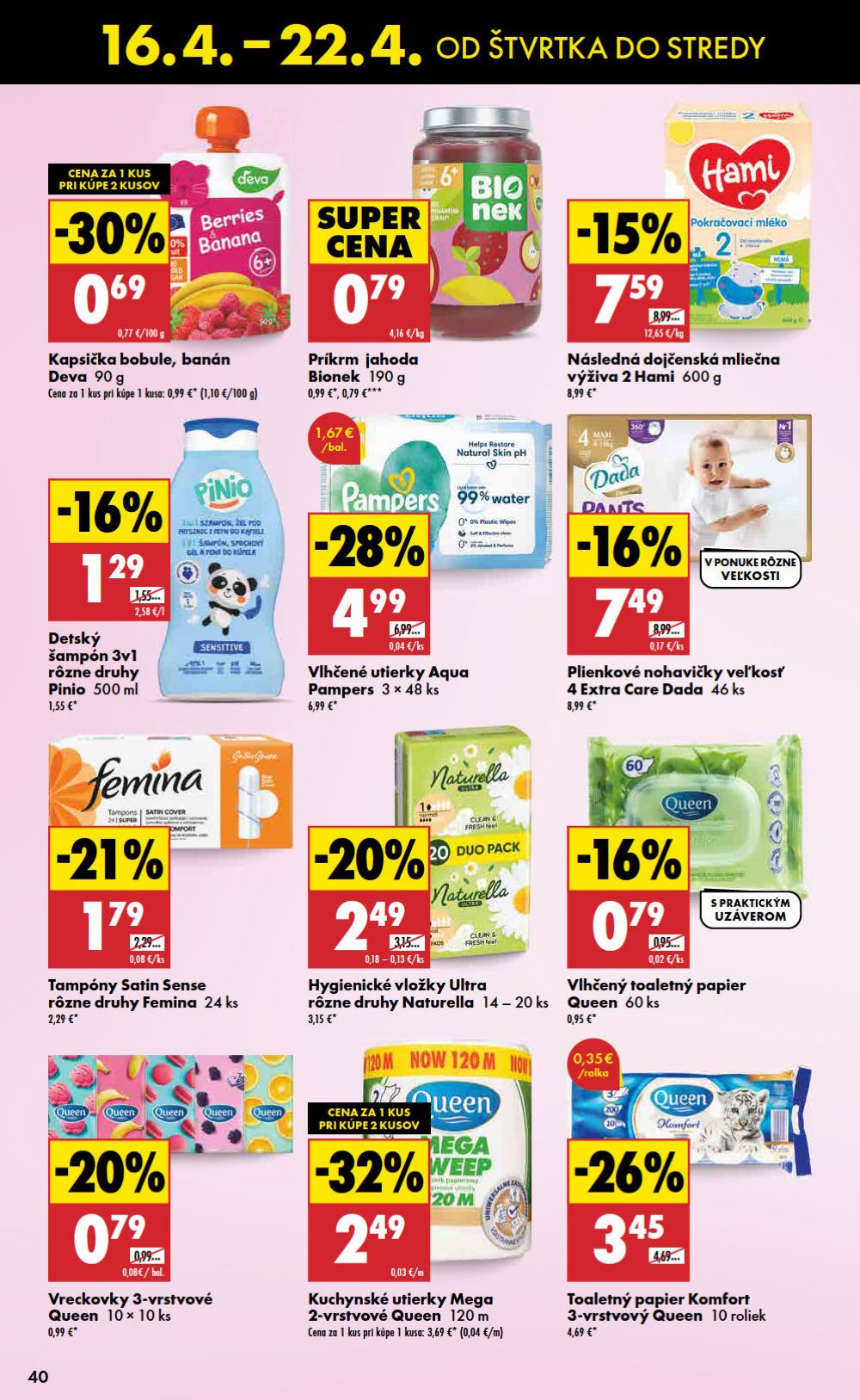 Leták Biedronka (16. 4. - 22. 4. 2026) - strana 40 z 48