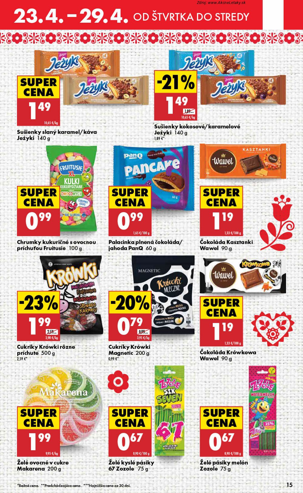 Leták Biedronka (23. 4. - 29. 4. 2026) - strana 15 z 48