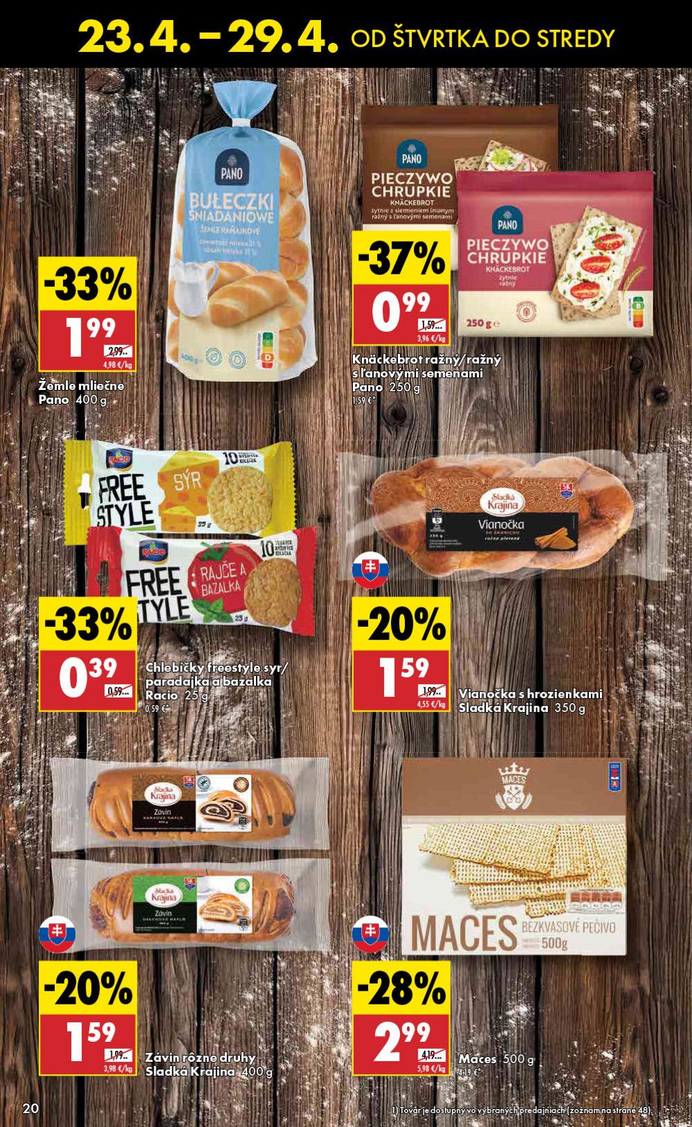 Leták Biedronka (23. 4. - 29. 4. 2026) - strana 20 z 48