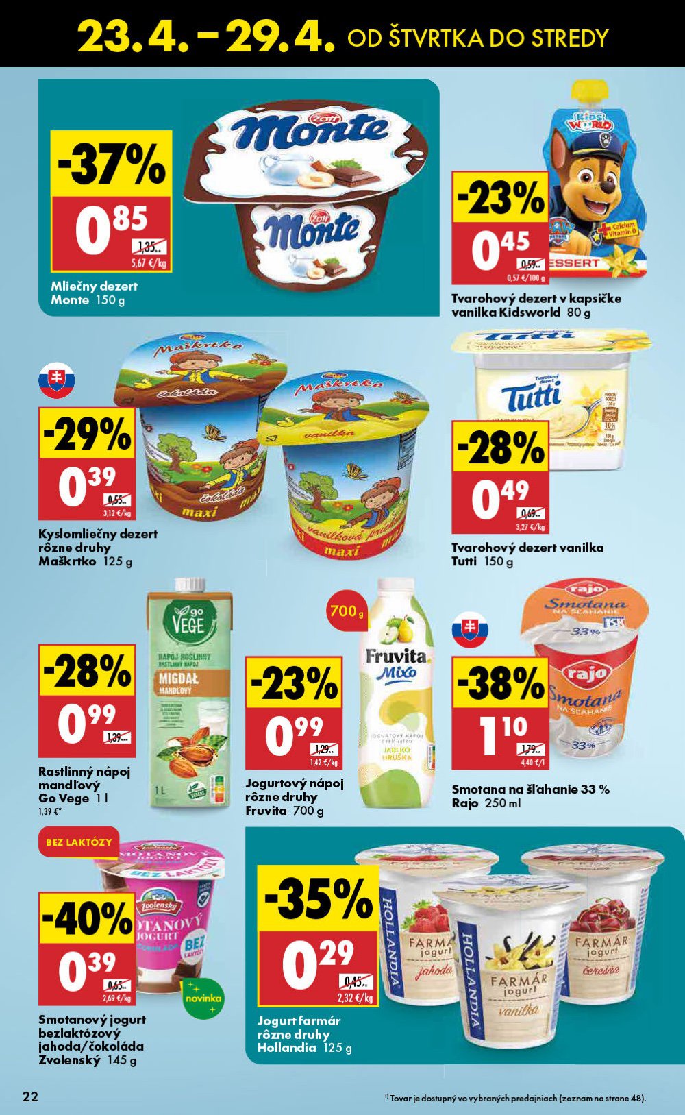 Leták Biedronka (23. 4. - 29. 4. 2026) - strana 22 z 48