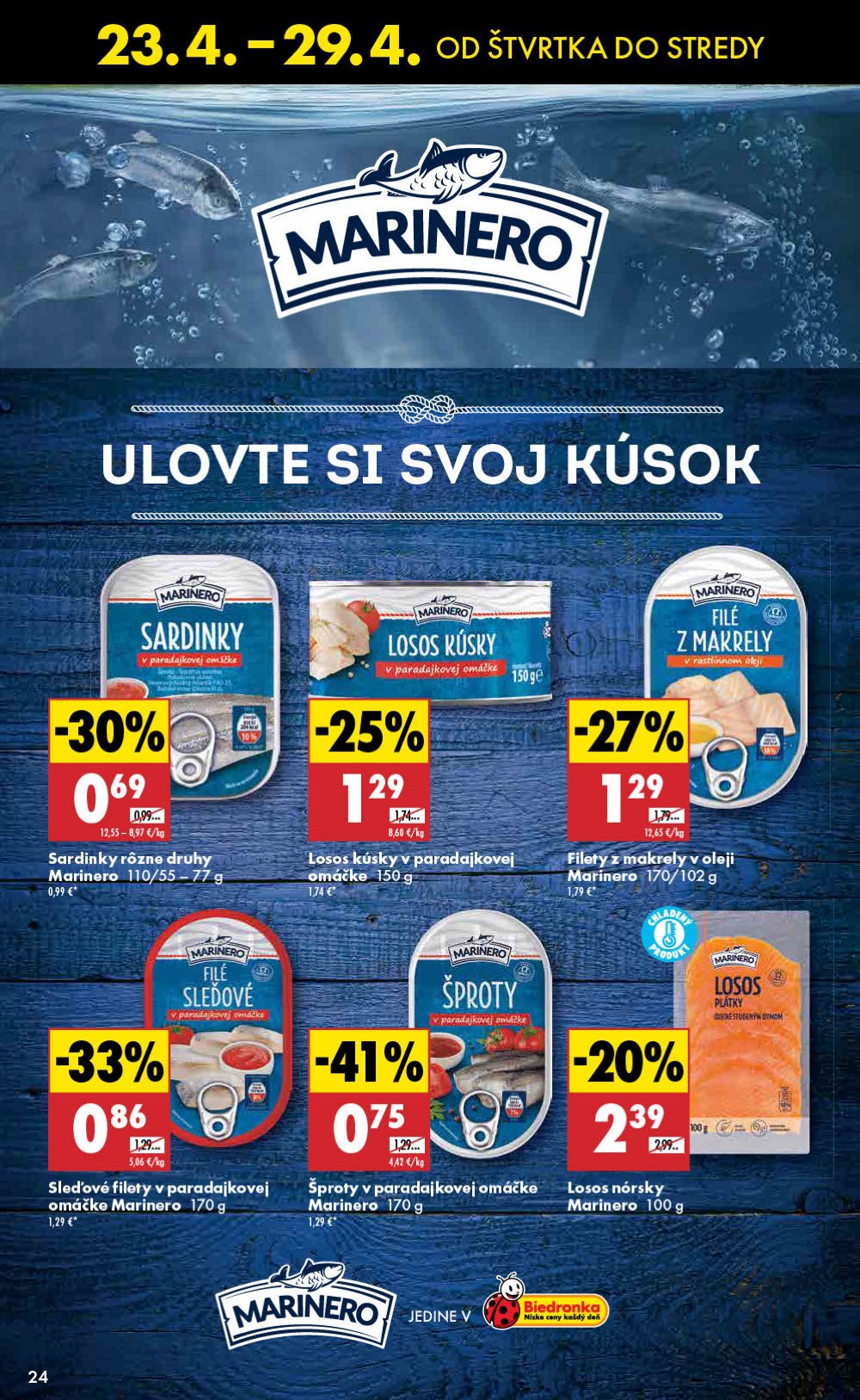 Leták Biedronka (23. 4. - 29. 4. 2026) - strana 24 z 48