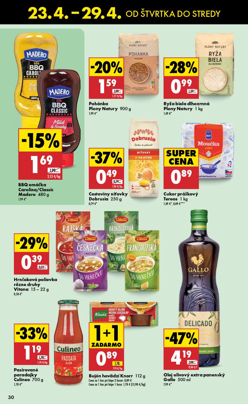 Leták Biedronka (23. 4. - 29. 4. 2026) - strana 30 z 48